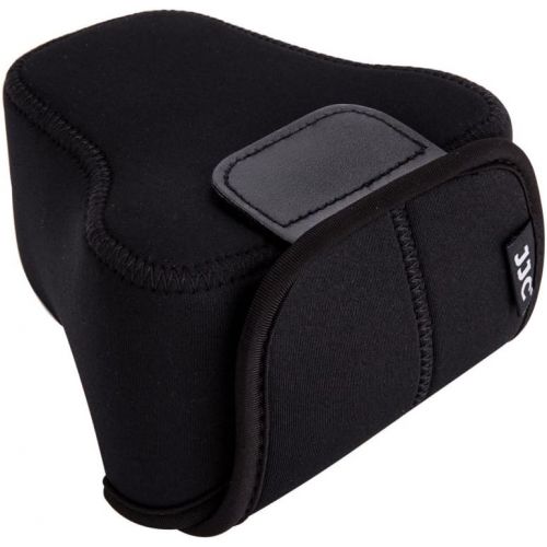  JJC Neoprene Camera Case Protective Sleeve Pouch for Fuji Fujifilm X-T30 X-T20 X-T10 + XF 18-55mm f2.8-4/XF 16mm f1.4 Lens for Canon EOS M50 M6 Mark II M5 + EF-M 15-45mm/EF-M 18-55