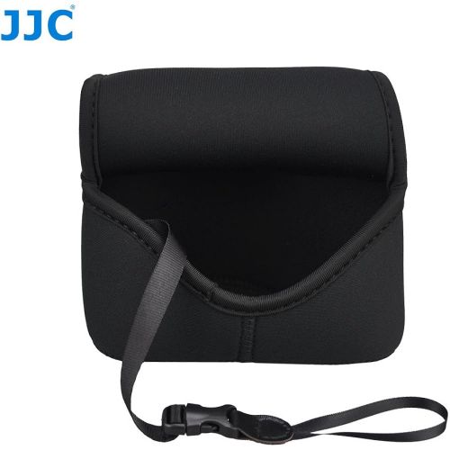  JJC Ultra Light Neoprene Black Camera Case for A6600/A6500/A6400/A6300/A6100/A6000 with 16-50mm lens, RX1RII, SX420IS, LX100II, fp, fp L and other camera with lens up to 4.7 x 2.9