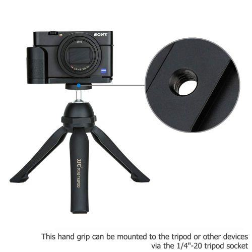  JJC Metal Camera Hand Grip Bracket Holder Fits for Sony DSC Series RX100 VI V IV III II with a Screwdriver for Easy Installation