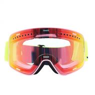 JJINPIXIU Double-Layer Anti-Fog Ski Goggles, Ski Goggles, Suitable for Men, Women and Teenagers Skiing, Skating, Single and Double Board Equipment, Outdoor Mountaineering Goggles