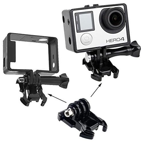  JJOnlinestore JJOnlineStore2x Quick Release Schnalle Clip Basic Strap Mount fuer GoPro Hero 1233+ 4Action Video Foto Kamera Xmas Weihnachten Geschenk