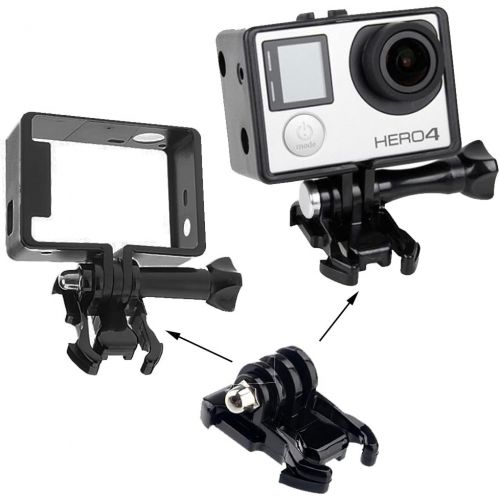  JJOnlinestore JJOnlineStore2x Quick Release Schnalle Clip Basic Strap Mount fuer GoPro Hero 1233+ 4Action Video Foto Kamera Xmas Weihnachten Geschenk