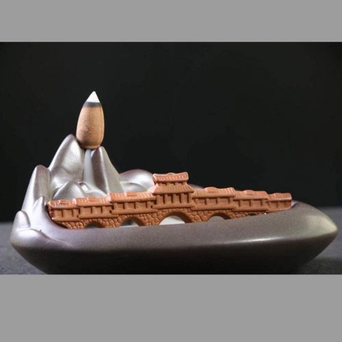  인센스스틱 JJSPP Reflow Incense Burner, Creative Mountain Bridge Stick Holder Cone Stick Incense Burner