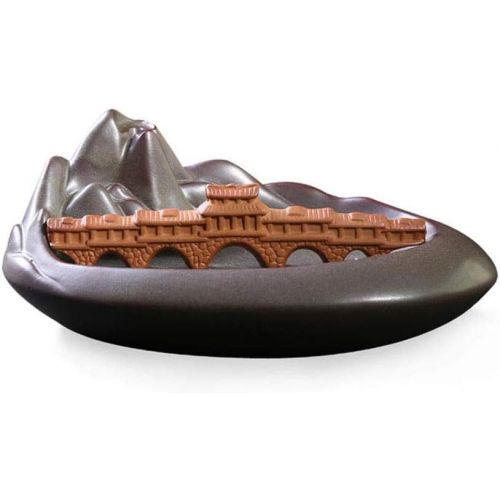  인센스스틱 JJSPP Reflow Incense Burner, Creative Mountain Bridge Stick Holder Cone Stick Incense Burner