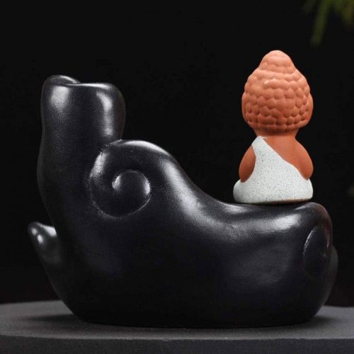  인센스스틱 JJSPP Incense Burner，Backflow Incense Burner Handmade Ceramic Backflow Cone Sticks Incense Holder Home Decor Craftwork