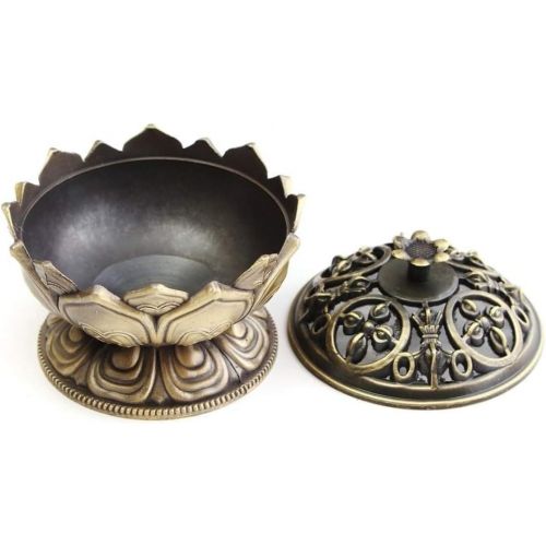  인센스스틱 JJSPP Buddha Hand Lotus Leaf Incense Burner Vintage Incense Stick Holder Censer Incense Therapy Home Teahouse Ornaments