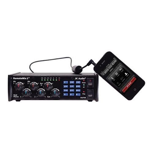  JK Audio RemoteMix 2 Broadcast Field Mixer, 2x XLR Mic Jacks & 14 Headphone Jacks Inputs