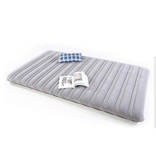  JKGLD Inflatable Air Camping Mattress Pad Portable Double Lunch Break Lazy Tent Air Bed Thickeningo Outdoor Car Inflatable Bed Portable Travel Camping Air Bed (Color : Gray, Size :