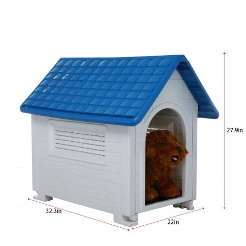  JKRED Women ♥ Fastest Shipping from USA, Pet House Pet Dog House Puppy Kitty Shelter Indoor and Outdoor Dog Kennel US Stock Cat Supplies