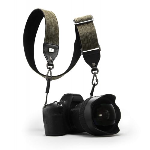  JL GEAR Nord Corduroy Universal Camera Strap with Quick Release System, Breeze (JL-1LL)