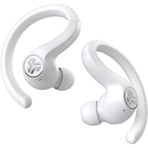  JLab JBuds Air Sport True Wireless Bluetooth Earbuds + Charging Case - White - IP66 Sweat Resistance - Class 1 Bluetooth 5.0 Connection - 3 EQ Sound Settings JLab Signature, Balanc