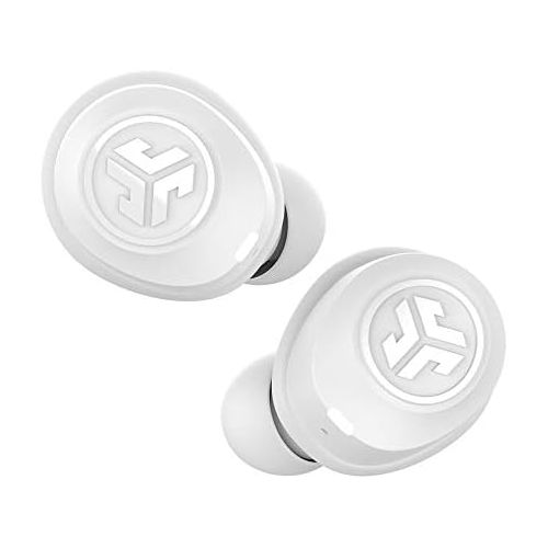  JLab JBuds Air True Wireless Signature Bluetooth Earbuds + Charging Case White IP55 Sweat Resistance Bluetooth 5.0 Connection 3 EQ Sound Settings: JLab Signature, Balanced, Bass Bo