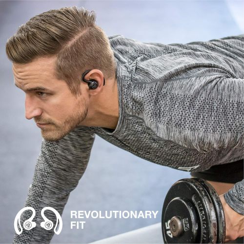  JLAB JLab Audio Epic Air True Wireless Bluetooth 4.1 Sport Earbuds | with Mic & Charging Case | Noise Isolation | 36 Hours Playtime | IP55 Sweat Resistant | Black