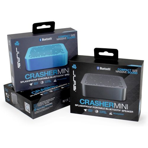  JLAB JLab Audio Crasher XL Splashproof Portable Bluetooth Speaker, 30 WATTS of Audio POWER, 13 hr Battery Life, connect to any Bluetooth device (phone, tablet, computer and more)