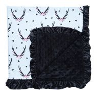 JLIKA Baby Blanket for Girls Swaddle Newborn Receiving Blankets (Floral Deer)