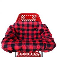 JLIKA Shopping cart Covers for Baby | High Chair and Grocery Cover for Babies | Infants |Toddlers Trolley Seat for Boys and Girls (Buffalo Plaid)