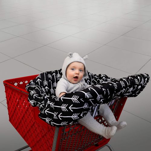  [아마존베스트]JLIKA Shopping cart Covers for Baby | High Chair and Grocery Cover for Babies | Infants |Toddlers Trolley Seat...