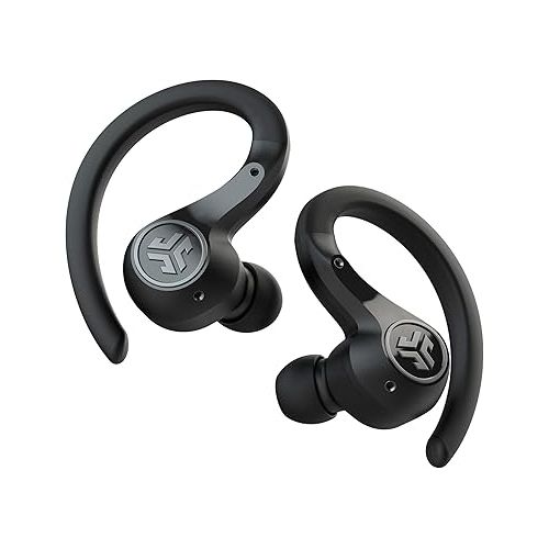  JLab Epic Air Sport ANC True Wireless Bluetooth 5 Earbuds, Headphones for Working Out, IP66 Sweatproof, 15-Hour Battery Life, 55-Hour Charging Case, Music Controls, 3 EQ Sound Settings