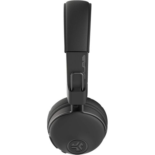  JLab Studio Bluetooth Wireless On-Ear Headphones 30+ Hour Bluetooth 5 Playtime EQ3 Sound Ultra-Plush Faux Leather & Cloud Foam Cushions Track and Volume Controls Black