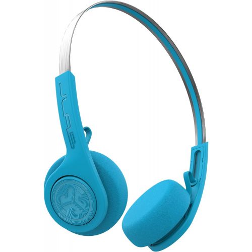  JLab Rewind Wireless Retro Headphones Bluetooth 4.2 12 Hours Playtime Custom EQ3 Sound Music Controls Noise Isolation with Microphone Throwback 80s 90s Design Blue