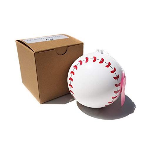  [아마존베스트]J&M Gender Reveal Baseball for Baby Showers and Reveal Parties - 100% All Natural Holi Powder (Pink)