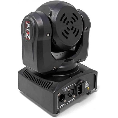  Crazy Beam 40 Fusion LED Moving Head Beam Light 40-Watt Quad RGBW with LED Ring DMX512 For Stage Light Disco DJ Wedding Party Show Live Concert Lighting