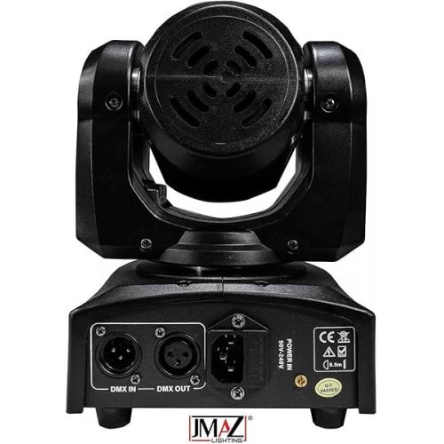  Crazy Beam 40 Fusion LED Moving Head Beam Light 40-Watt Quad RGBW with LED Ring DMX512 For Stage Light Disco DJ Wedding Party Show Live Concert Lighting