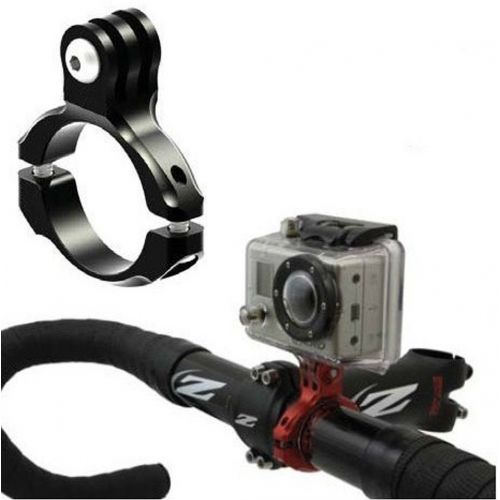  JMT Aluminium Bike Motorrad Lenker Halterung Halter 31,8 mm fuer Gopro HD Hero 1 2 3 Kamera