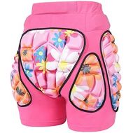 JMsDream 3D Padded Protection Hip EVA Short Pants Protective Gear for Kids & Adults Skating Riding Roller