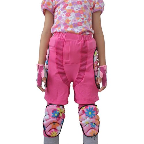  JMsDream 3D Padded Protection Hip EVA Short Pants Protective Gear for Kids & Adults Skating Riding Roller