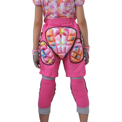  JMsDream 3D Padded Protection Hip EVA Short Pants Protective Gear for Kids & Adults Skating Riding Roller