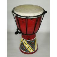 /Music Instruments, Painted African Djembe Drums, Afrikan Bongo Drum, South African Art Unique gifts items. Cape Town Art small size.@JNGcape