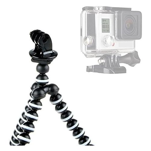  JNSupplier Flexible Tripod Stand for GoPro HD Hero 1 2 3 3+ 4 Camera iPHONE Samsung GALAXY S7 S7 EDGE Smart Phone (Tripod +Holder)