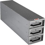 Jobox 1408980 3-Drawer Long Stacked Heavy-Duty Aluminum Drawer Storage - (12 W x 18 H x 50 L)