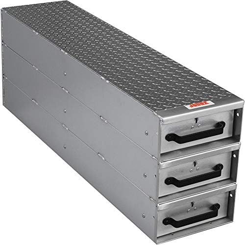  Jobox 1408980 3-Drawer Long Stacked Heavy-Duty Aluminum Drawer Storage - (12 W x 18 H x 50 L)