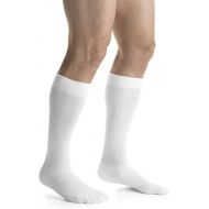 JOBST Activewear 20-30 mmHg Knee High Compression Socks, Large, Cool White