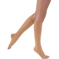 JOBST UltraSheer Knee High 15-20 mmHg Compression Stockings, Open Toe, Small, Sun Bronze