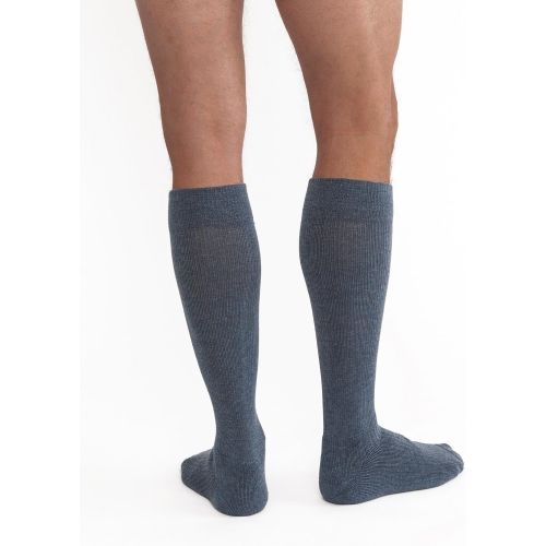  JOBST Activewear 30-40 mmHg Knee High Compression Socks, X-Large Full Calf, Denim Blue