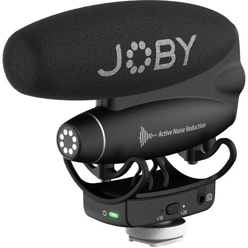  JOBY Wavo PRO Hybrid Analog/USB Camera-Mount Shotgun Microphone