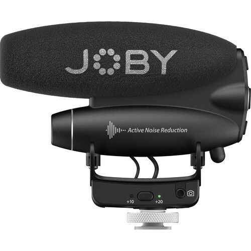  JOBY Wavo PRO Hybrid Analog/USB Camera-Mount Shotgun Microphone