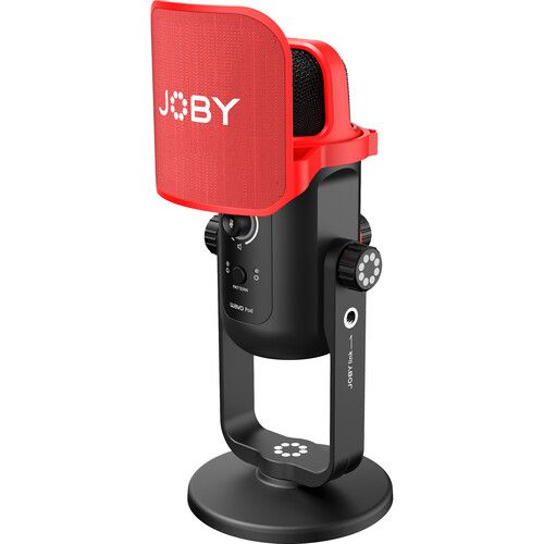  JOBY Wavo POD Desktop USB Microphone Value Kit with Phone Mount and LED Light