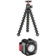 JOBY GorillaPod 3K Flexible Mini-Tripod with Ball Head and Beamo Mini LED Kit