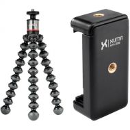 JOBY GorillaPod 500 Flexible Mini-Tripod and Xuma Smartphone Mount Kit