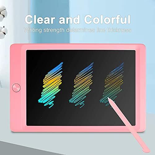  [아마존베스트]JOEAIS Colourful LCD Writing Board 8.5 Inch Electronic Writing Tablet with Pen, Digital Drawing Board with Anti-Clearance Function, Painting Graffiti Notes Writing for Children (Pi