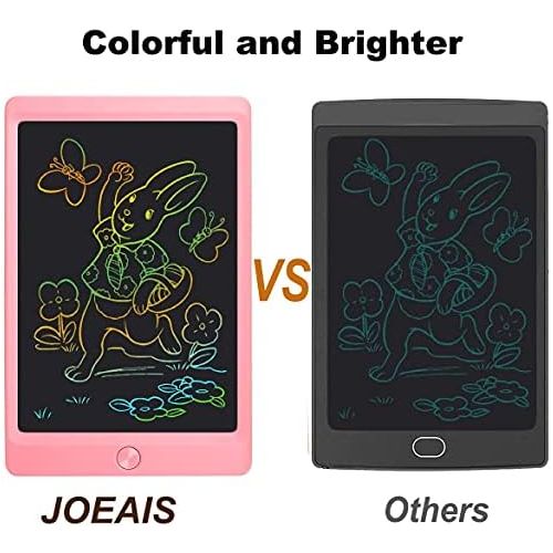  [아마존베스트]JOEAIS Colourful LCD Writing Board 8.5 Inch Electronic Writing Tablet with Pen, Digital Drawing Board with Anti-Clearance Function, Painting Graffiti Notes Writing for Children (Pi