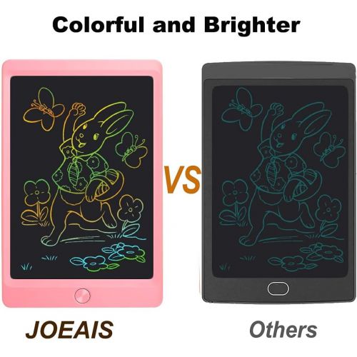  [아마존베스트]JOEAIS Colourful LCD Writing Board 8.5 Inch Electronic Writing Tablet with Pen, Digital Drawing Board with Anti-Clearance Function, Painting Graffiti Notes Writing for Children (Pi