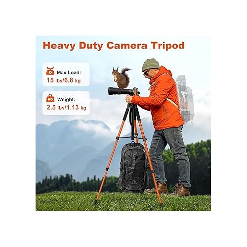  JOILCAN Camera Tripod, Heavy Duty Tripod for Camera, 67