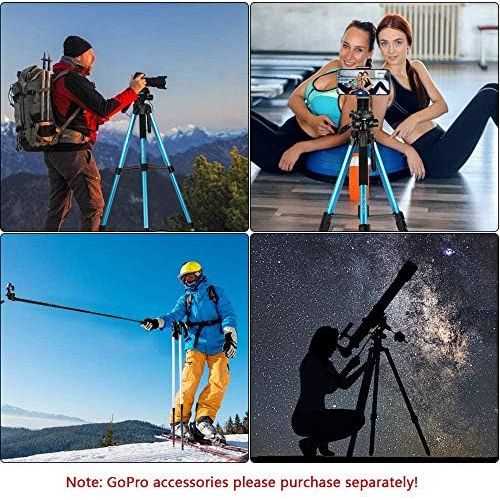  JOILCAN 72-Inch Camera/Phone Tripod, Aluminum Tripod Travel Monopod Full Size for DSLR with 2 Quick Release Plates,Universal Phone Mount and Convenient Carrying Case Ideal for Travel and W