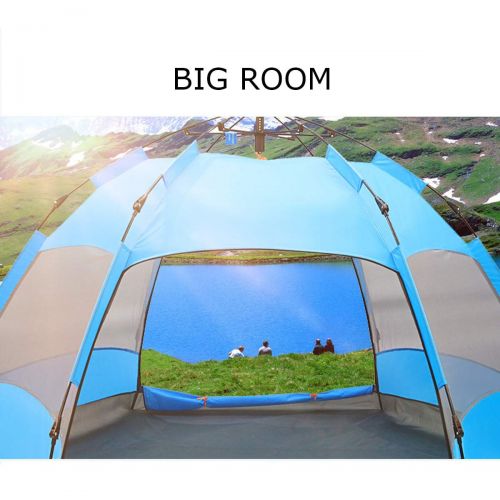  JOMINI Instant Pop Up Waterproof 5-7 People AutomaticFamily Tent Camping Hiking Tent Anti UV Awning Tents Outdoor Sunshelter