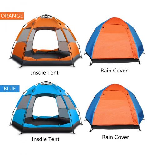  JOMINI Instant Pop Up Waterproof 5-7 People AutomaticFamily Tent Camping Hiking Tent Anti UV Awning Tents Outdoor Sunshelter